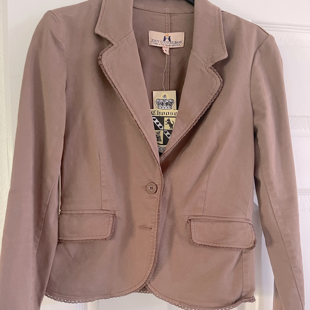 Juice couture fitted cotton jacket - P. Fits beautifully